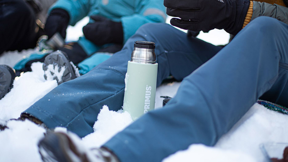 PRIMUS Vacuum Bottle 0.35 l - Mint Green - Mały kolorowy termos turystyczny